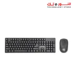 Manhattan Wireless Keyboard and Optical Mouse Set  - (KB717) - Black