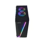 Techno Zone C4 Gaming RGB Computer Case With 5 RGB Fans With Power Supply 500W 