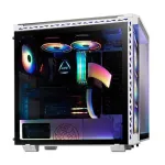 XPG BATTLECRUISER ATX MID-TOWER GAMING COMPUTER CASE (WHITE)