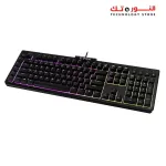 EVGA Z12 RGB Gaming Keyboard, RGB Backlit LED, 5 Programmable Macro Keys, Dedicated Media Keys, Water Resistant, 834-W0-12US-KR
