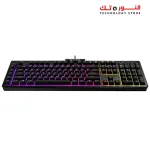 EVGA Z12 RGB Gaming Keyboard, RGB Backlit LED, 5 Programmable Macro Keys, Dedicated Media Keys, Water Resistant, 834-W0-12US-KR