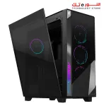 GIGABYTE AORUS C500 Glass - Black Mid Tower PC Gaming Case, Tempered Glass, USB Type-C, 4X ARBG Fans Included
