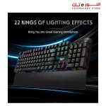 AULA F2088 RGB GAMING MECHANICAL KEYBOARD BLUE BROWN BLACK SWITCH WIRED MIX BACKLIT KEYBOARD 104 KEYS ANTI-GHOSTING FOR GAMER PC DESKTOP