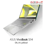 Asus Vivobook S14 S433EQ-AM07GW Intel Core™ i7-1165G7, 16GB DDR4 Ram, 512GB SSD, Nvidia GeForce MX350 2GB GDDR5, 14 Inch - Win 11-Transparent