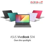 Asus Vivobook S14 S433EQ-AM07GW Intel Core™ i7-1165G7, 16GB DDR4 Ram, 512GB SSD, Nvidia GeForce MX350 2GB GDDR5, 14 Inch - Win 11-Transparent