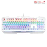 Aula Si-2009 Mechanical Gaming Keyboard with 7 Colors Backlit-white