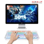 Aula Si-2009 Mechanical Gaming Keyboard with 7 Colors Backlit-white
