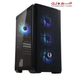 BitFenix Nova Mesh SE TG Mid Tower Case Tempered Glass Window 4F-RGB - Black