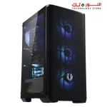 BitFenix Nova Mesh SE TG Mid Tower Case Tempered Glass Window 4F-RGB - Black
