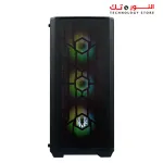 BitFenix Nova Mesh SE TG Mid Tower Case Tempered Glass Window 4F-RGB - Black