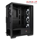 BitFenix Nova Mesh SE TG Mid Tower Case Tempered Glass Window 4F-RGB - Black