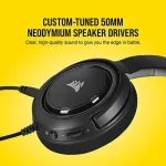 CORSAIR HS45 SURROUND Gaming Headset — Carbon