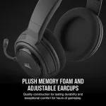 CORSAIR HS45 SURROUND Gaming Headset — Carbon