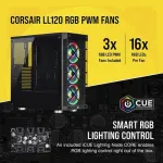 CORSAIR iCUE 465X RGB Mid-Tower ATX Smart Case — Black