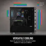 CORSAIR iCUE 465X RGB Mid-Tower ATX Smart Case — Black