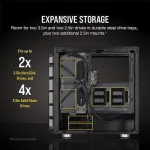 CORSAIR iCUE 465X RGB Mid-Tower ATX Smart Case — Black