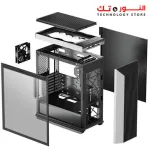 DEEPCOOL CL500 Mid-Tower ATX Case High Airflow Mesh Front Panel I/O USB Type-C Port Tempered Glass Magnetic Side Panel Built-in Fan Hub and Graphics Card Holder
