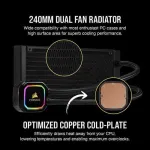 CORSAIR iCUE H100i RGB PRO XT Liquid CPU Cooler