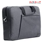 E-train (BG11A)-(BG11B) Laptop Messenger Shoulder Bag up to 15.6" - Grey - Black