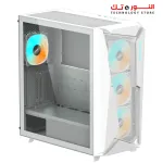 GIGABYTE C301 Glass White V2 - White Mid Tower PC Gaming Case, Tempered Glass, USB Type-C, 4X ARBG Fans Included