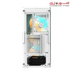 GIGABYTE C301 Glass White V2 - White Mid Tower PC Gaming Case, Tempered Glass, USB Type-C, 4X ARBG Fans Included
