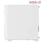 GIGABYTE C301 Glass White V2 - White Mid Tower PC Gaming Case, Tempered Glass, USB Type-C, 4X ARBG Fans Included