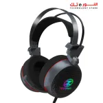 TechnoZone K63 Backlit LED Gaming Headset - Black