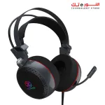 TechnoZone K63 Backlit LED Gaming Headset - Black