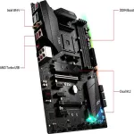 MSI B450 Gaming PRO Carbon MAX WiFi Performance Gaming AMD Ryzen 1st, 2nd, and 3rd Gen AM4 M.2 USB 3.2 Gen 2 DDR4 HDMI Display Port Wi-Fi ATX Motherboard
