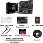 MSI B450M PRO-VDH Max ProSeries AMD Ryzen 2ND and 3rd Gen AM4 M.2 USB 3 DDR4 D-Sub DVI HDMI Micro-ATX Motherboard