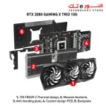 MSI GeForce RTX 3080 GAMING X TRIO 10GB GDDR6X