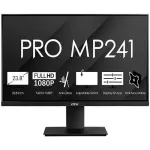 MSI PRO MP241 Professional Flat Monitor 24" 16:9 Full HD (1920x1080), Frequency 60Hz, Response Time 7ms, IPS Panel Glare Free, Connections 1x HDMI and 1x VGA, VESA 75x75mm Standard