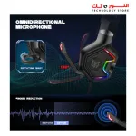 ONIKUMA K10 Pro Professional Wired Gaming Headset with RGB Backlight