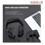 ONIKUMA X16 BLACK Wired RGB Over-ear Gaming Headset with Noise Cancelling Mic