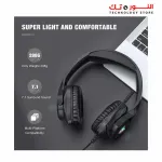 ONIKUMA X16 BLACK Wired RGB Over-ear Gaming Headset with Noise Cancelling Mic