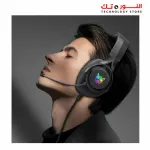 ONIKUMA X16 BLACK Wired RGB Over-ear Gaming Headset with Noise Cancelling Mic