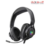 ONIKUMA X16 BLACK Wired RGB Over-ear Gaming Headset with Noise Cancelling Mic