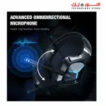 ONIKUMA X9 Gaming Headset with Mic and Noise Canceling Gaming Headphone Wired Blue Light for PS4 PS5 PC XBOX