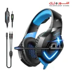 Onikuma K1B Gaming Headset - 7.1 Surround Sound - 50MM Drivers - Noise Canceling Mic - PC / PS4-3 / MOBILE/XBOX/LAPTOP