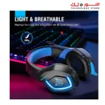Onikuma K1B Gaming Headset - 7.1 Surround Sound - 50MM Drivers - Noise Canceling Mic - PC / PS4-3 / MOBILE/XBOX/LAPTOP