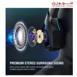 Onikuma K1B Gaming Headset - 7.1 Surround Sound - 50MM Drivers - Noise Canceling Mic - PC / PS4-3 / MOBILE/XBOX/LAPTOP