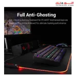 Redragon K552-R KUMARA Mechanical Gaming Keyboard 87 Key Rainbow LED Backlit Wired with Anti-Dust Proof Switches