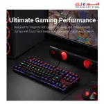 Redragon K552-R KUMARA Mechanical Gaming Keyboard 87 Key Rainbow LED Backlit Wired with Anti-Dust Proof Switches