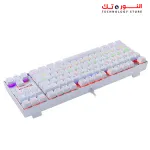 REDRAGON Kumara K552 Rainbow RED Switch 87 Key TKL Design White Wired Mechanical Gaming Keyboard
