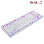 REDRAGON Kumara K552 Rainbow RED Switch 87 Key TKL Design White Wired Mechanical Gaming Keyboard