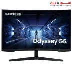 SAMSUNG 32 Inch Odyssey G5 Gaming Monitor with 1000R Curved Screen, 144Hz, 1ms, FreeSync Premium, 2K (LC32G55TQBMXEG), Black