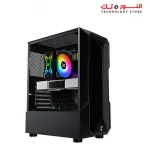 XIGMATEK MID TOWER CASE MOON KNIGHT +  POWER 500W Power Supply
