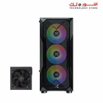 XIGMATEK MID TOWER CASE MOON KNIGHT +  POWER 500W Power Supply