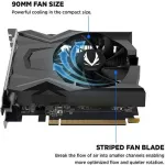 ZOTAC Gaming GeForce GTX 1650 OC 4GB GDDR5 128-Bit Gaming Graphics Card, Super Compact