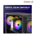 ANTEC AX61 Elite, High-Airflow Mesh Front Panel, 4 x 120mm ARGB Fans Included + PSU ANTEC ATOM V650
